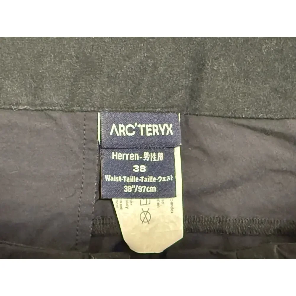 Arc'teryx Palisade Shorts Men's 38 Navy Blue Belted 9.5